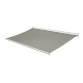 Knikarmscherm Staccato effen grijs (kleurnr. 320925) op maat