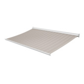 Knikarmscherm Staccato streep grijs (kleurnr. T285) op maat