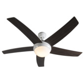 QAZQA plafondventilator met verlichting Cool 52 2-lichts 40W E14 wit hout