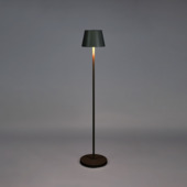 KonstSmide vloerlamp Pomezia Medium 5W oplaadbare LED verlichting zwart