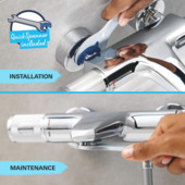 Grohe keukenkraan Start hoge U-uitloop QuickFix chroom