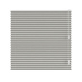 KARWEI enkel plisségordijn draaikiepraam 28605 grijs linnenlook transparant op maat