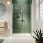 Sealskin schuifdeur nis voor douchecabine Contour zilver hoogglans 120 x 200 cm