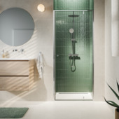 Sealskin draaideur nis voor douchecabine Contour zilver hoogglans 90 x 200 cm