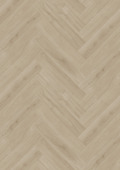 Vinyl vloer Novara visgraat eiken beige houtlook 4 meter breed - per cm