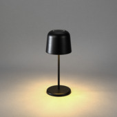 KonstSmide tafellamp Biot 3,1W oplaadbare LED verlichting zwart