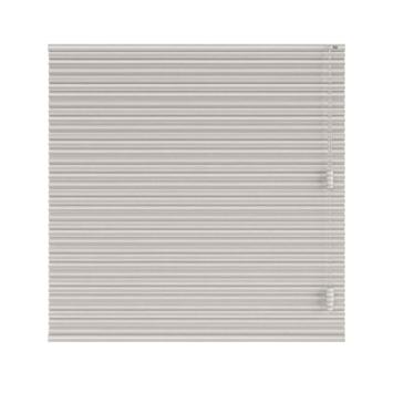 KARWEI dubbel plisségordijn gewoon raam 28661 grijs structuur lichtdoorlatend op maat