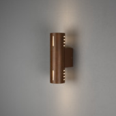 KonstSmide buiten wandlamp Cuneo E27 1-lichtslamp roestbruin