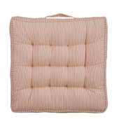 Matraskussen tuin vierkant katoen bruin 45 x 45 x 7 cm