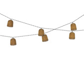 Solar party light naturel 210cm 8L