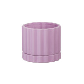 Keramieken bloempot lila 15x15x13cm