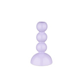 Kandelaar lila 10x10x16cm