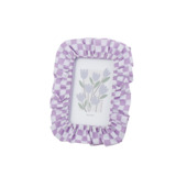 Fotolijst lila geblokt 15x2x20cm