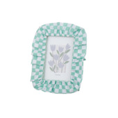 Fotolijst groen geblokt 15x2x20cm