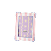 Fotolijst roze wit 16,3x1x21,5cm