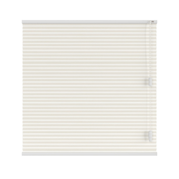 KARWEI dubbel plisségordijn gewoon raam 28664 off-white lichtdoorlatend op maat