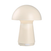 Tafellamp Mush draadloos LED 3W USB oplaadbaar, beige