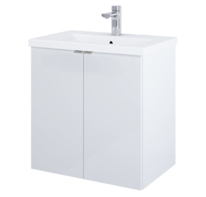 Atlantic badkamermeubel Senn hoogglans wit 60 cm