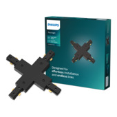 Philips EasyLink X-vormige conector railverlichting zwart