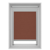 KARWEI rolgordijn dakraam 28211 brique structuur verduisterend op maat