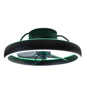 EGLO ventilator met LED verlichting Manarola 20W Ø42,2 cm zwart