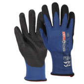 Werkhandschoenen extra grip blauw maat XL