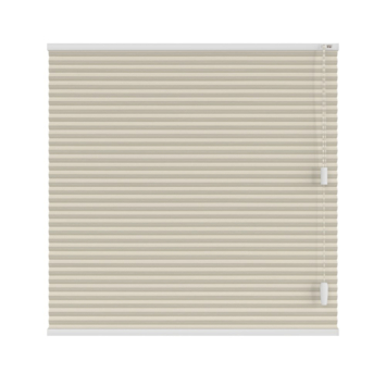 KARWEI dubbel plisségordijn gewoon raam 28630 zand verduisterend op maat