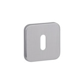 KARWEI sleutel rozet vierkant RVS look (aluminium)