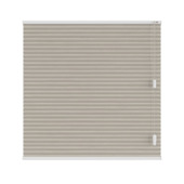 KARWEI dubbel plisségordijn gewoon raam 28656 lichtgrijs lichtdoorlatend op maat