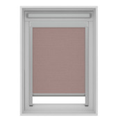 KARWEI rolgordijn dakraam 28213 mauve structuur verduisterend op maat