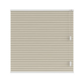 KARWEI dubbel plisségordijn draaikiepraam 28631 licht taupe verduisterend op maat