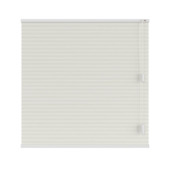 KARWEI dubbel plisségordijn draaikiepraam 28649 wit lichtdoorlatend op maat