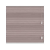 KARWEI dubbel plisségordijn draaikiepraam 28653 poeder roze lichtdoorlatend op maat