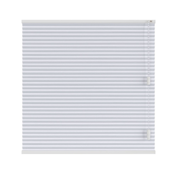 KARWEI dubbel plisségordijn gewoon raam 28632 wit verduisterend op maat