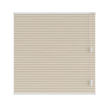 KARWEI dubbel plisségordijn draaikiepraam 28651 off-white lichtdoorlatend op maat