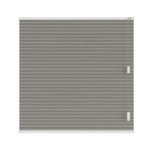 KARWEI dubbel plisségordijn gewoon raam 28658 vergrijsd bruin lichtdoorlatend op maat