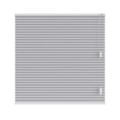 KARWEI dubbel plisségordijn gewoon raam 28635 lichtgrijs verduisterend op maat