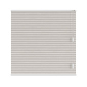 KARWEI dubbel plisségordijn draaikiepraam 28661 grijs structuur lichtdoorlatend op maat