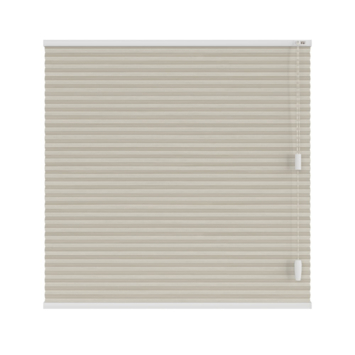 KARWEI dubbel plisségordijn draaikiepraam 28650 off-white lichtdoorlatend op maat