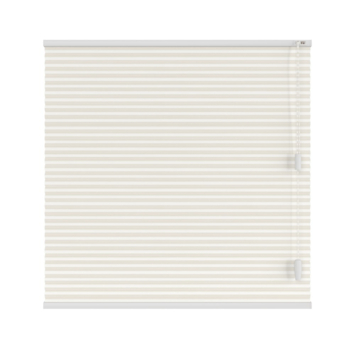 KARWEI dubbel plisségordijn gewoon raam 28664 off-white lichtdoorlatend op maat