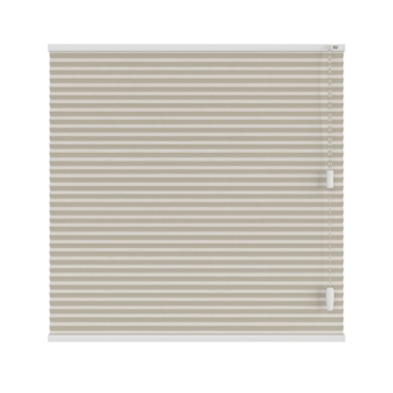 KARWEI dubbel plisségordijn gewoon raam 28665 beige lichtdoorlatend op maat
