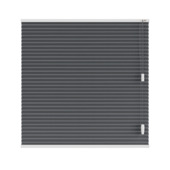 KARWEI dubbel plisségordijn gewoon raam 28669 antraciet lichtdoorlatend op maat