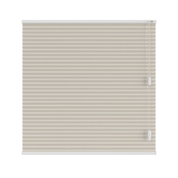 KARWEI dubbel plisségordijn gewoon raam 28641 off-white parelmoer lichtdoorlatend op maat