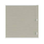 KARWEI dubbel plisségordijn draaikiepraam 28655 licht beige lichtdoorlatend op maat