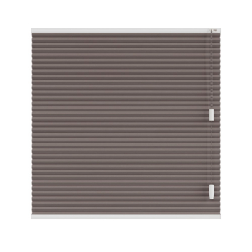 KARWEI dubbel plisségordijn gewoon raam 28634 vergrijsd bruin verduisterend op maat