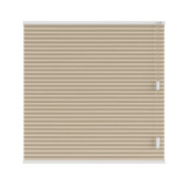 KARWEI dubbel plisségordijn gewoon raam 28640 zand verduisterend op maat