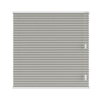 KARWEI enkel plisségordijn draaikiepraam 28605 grijs linnenlook transparant op maat