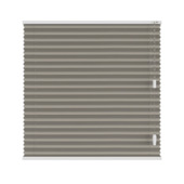 KARWEI enkel plisségordijn draaikiepraam 28609 taupe lichtdoorlatend op maat