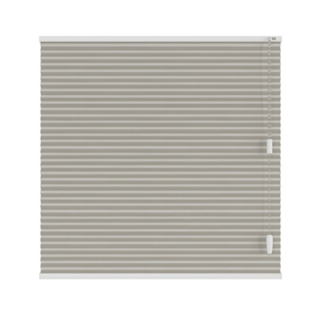 KARWEI dubbel plisségordijn gewoon raam 28667 grijs groen lichtdoorlatend op maat