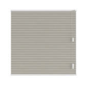 KARWEI dubbel plisségordijn gewoon raam 28667 grijs groen lichtdoorlatend op maat